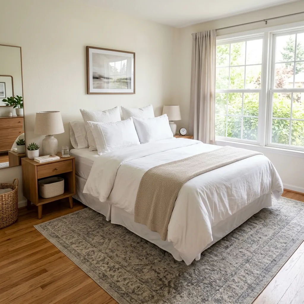 Bedroom prep cleaning result in Mississauga