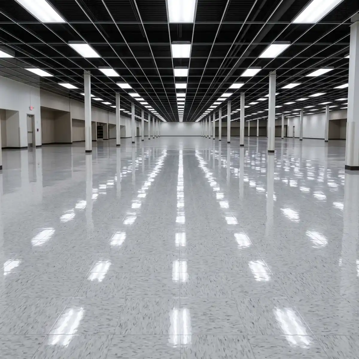 12000 sqft retail floor strip and wax in Vaughan