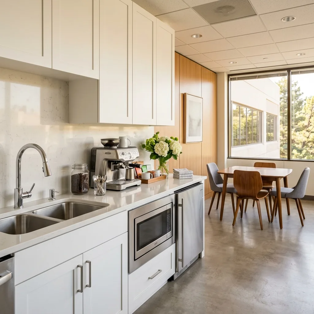 Immaculate corporate kitchen
